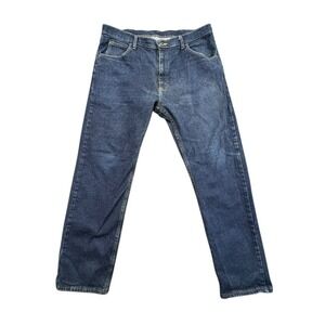 Wrangler Men's‎ Dark Wash Straight Leg Jeans Size 36x30